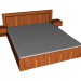 3d model Bed 180x220 - preview