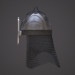 3d Russian helmet with the icon. model buy - render