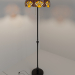 Lámpara de pie estilo Tiffany FL-167 3D modelo Compro - render