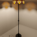 Lámpara de pie estilo Tiffany FL-167 3D modelo Compro - render
