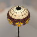modello 3D di Lampada da terra in stile Tiffany FL-167 comprare - rendering