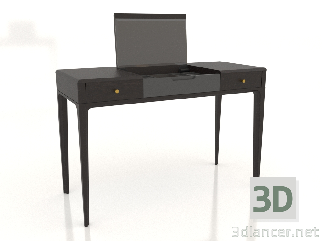 3 डी मॉडल दर्पण SPAZIO के साथ ड्रेसिंग टेबल (BRT2113-डब) - पूर्वावलोकन
