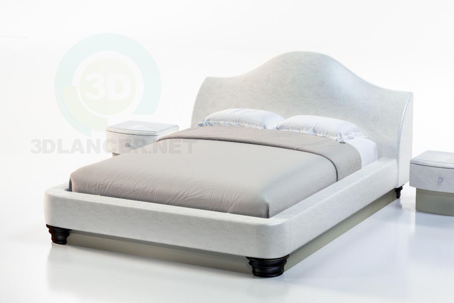 3D Modell Bett Falerco - Vorschau