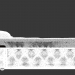 3d Madeira Bed model buy - render