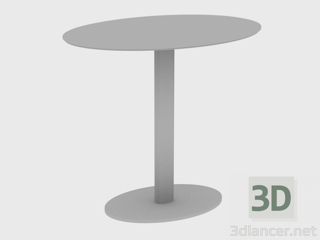 3d модель Столик кавовий YAKI SMALL TABLE OVAL (60X40XH55) – превью