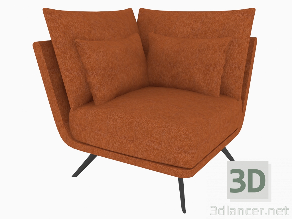 3d модель Угловое кресло (HA) – превью