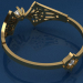 3d кольцо Арт-нуво модель купить - ракурс