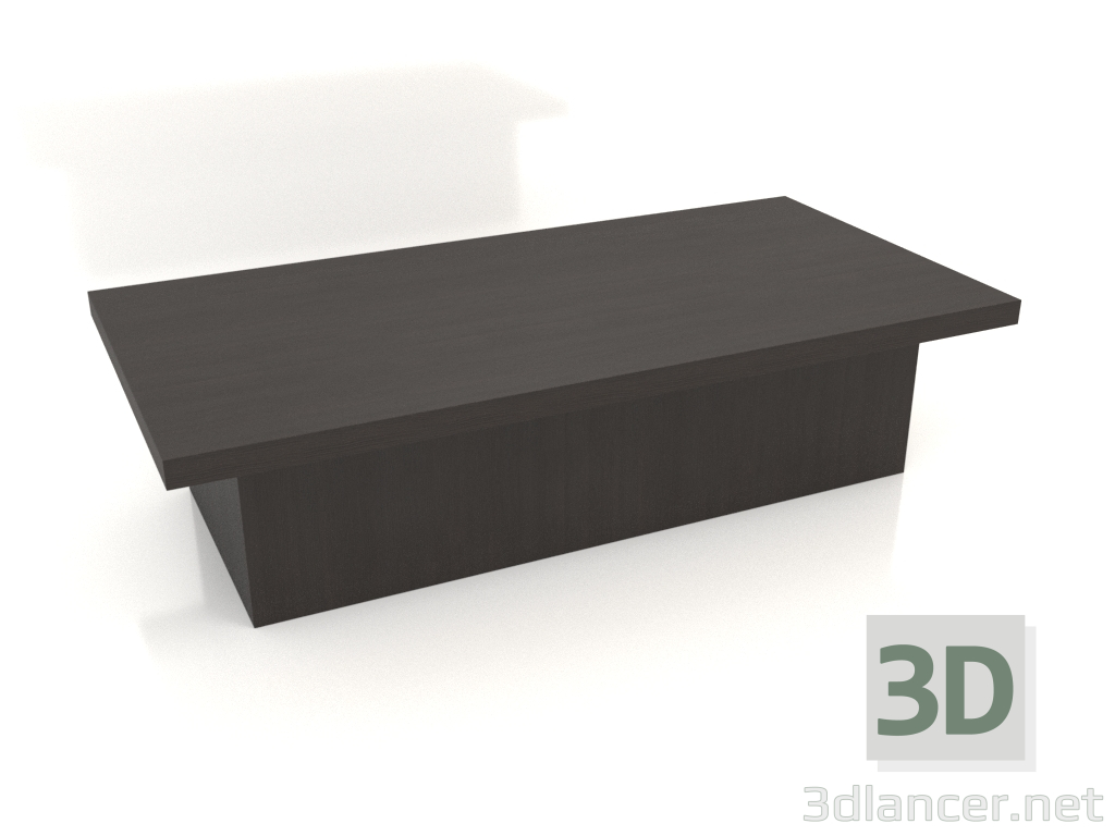 modello 3D Tavolino JT 101 (1600x800x400, legno marrone scuro) - anteprima