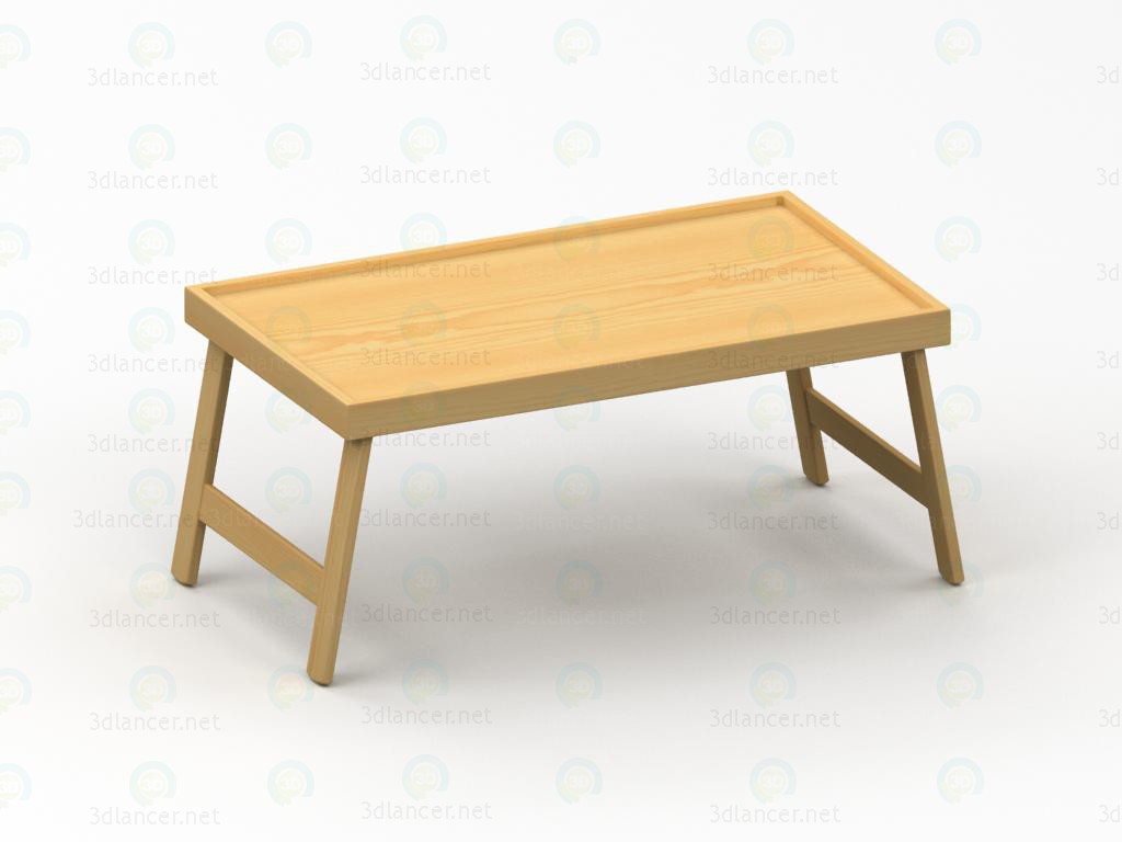 Modelo 3d столик-поднос - preview