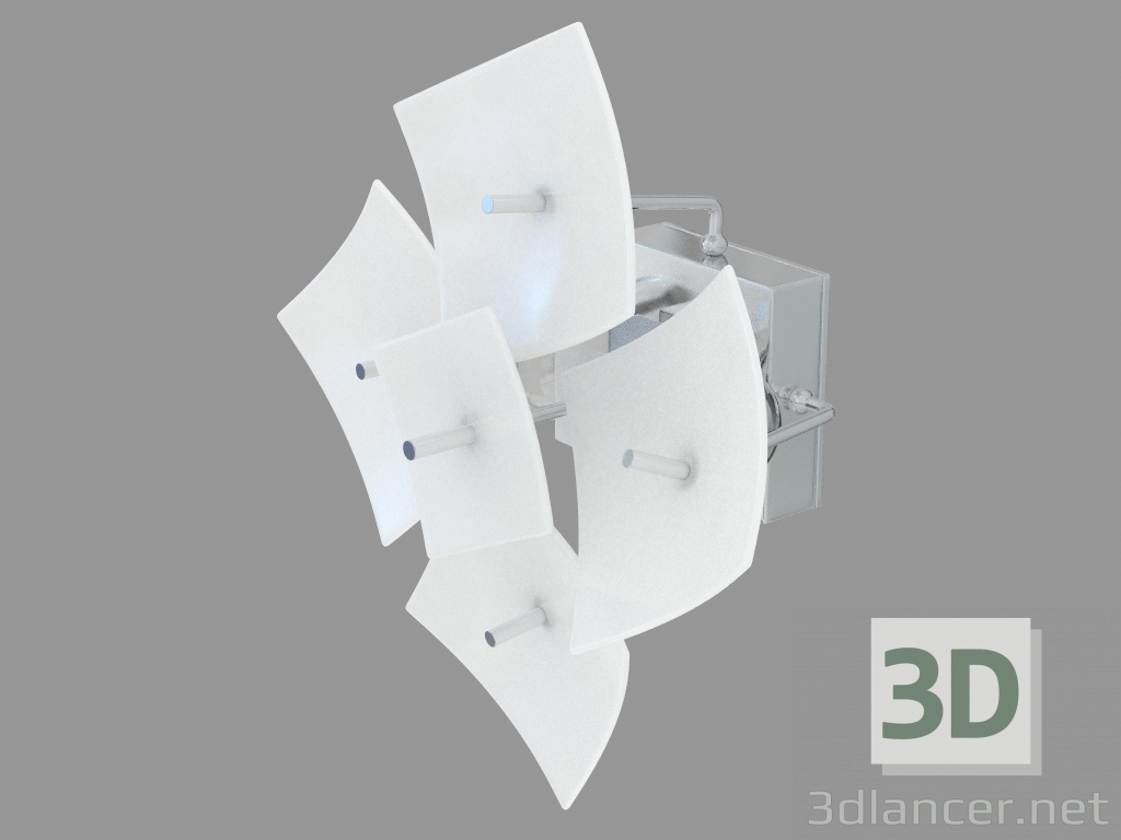 modello 3D Sconce (W110234 2white) - anteprima