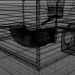 3d hamster cage model buy - render