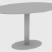 3d модель Столик кавовий YAKI SMALL TABLE OVAL (80X50XH45) – превью