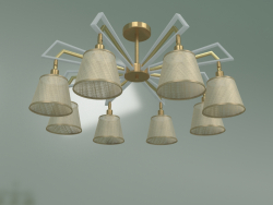 Ceiling chandelier 60082-8 (gold bronze)