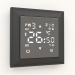 3d model Smart touch thermostat for underfloor heating (black matte) - preview