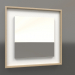 modello 3D Specchio ZL 18 (400x400, bianco, legno bianco) - anteprima