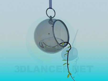 3d model Hanging vase for flower pots - preview