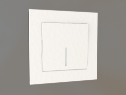 Single-key switch with backlight (hammer white)