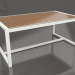 3d model Dining table with glass top 179 (Agate gray) - preview