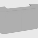3D Modell Bartheke ALEXANDER BAR GLATT (200x60xH108) - Vorschau