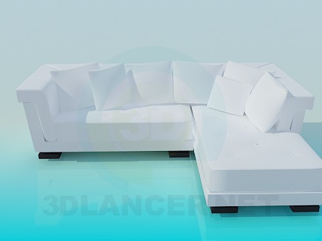 3d model Sofa-cama - vista previa