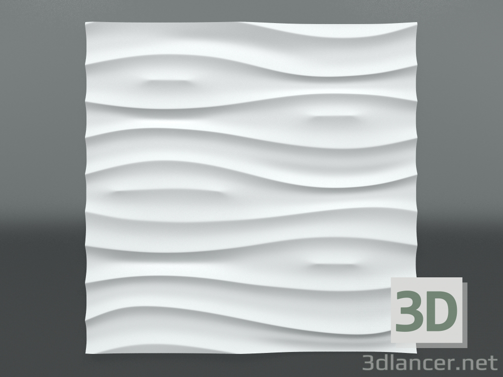 modèle 3D Panneau de plâtre 3d Z-310 - preview