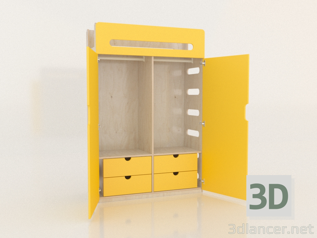 3d модель Шкаф платяной открытый MOVE WE (WYMWE2) – превью