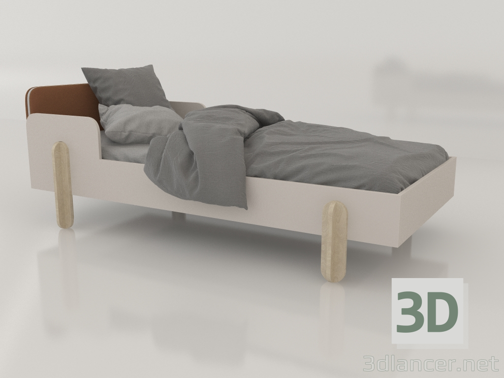 3d модель Кровать B2 – превью