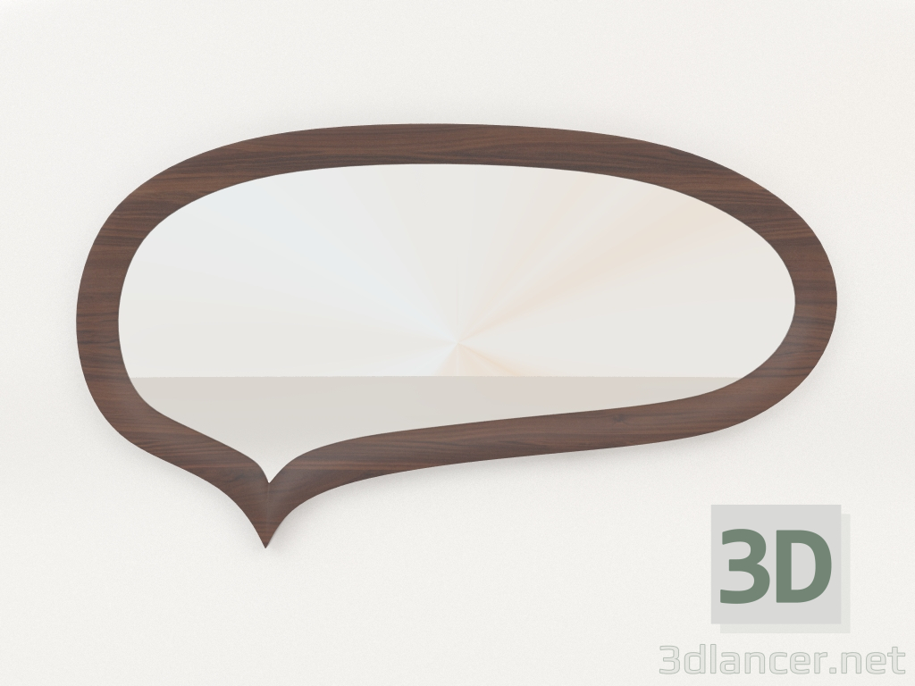 3d model Espejo 100cm - vista previa