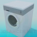 3D Modell Waschmaschine - Vorschau