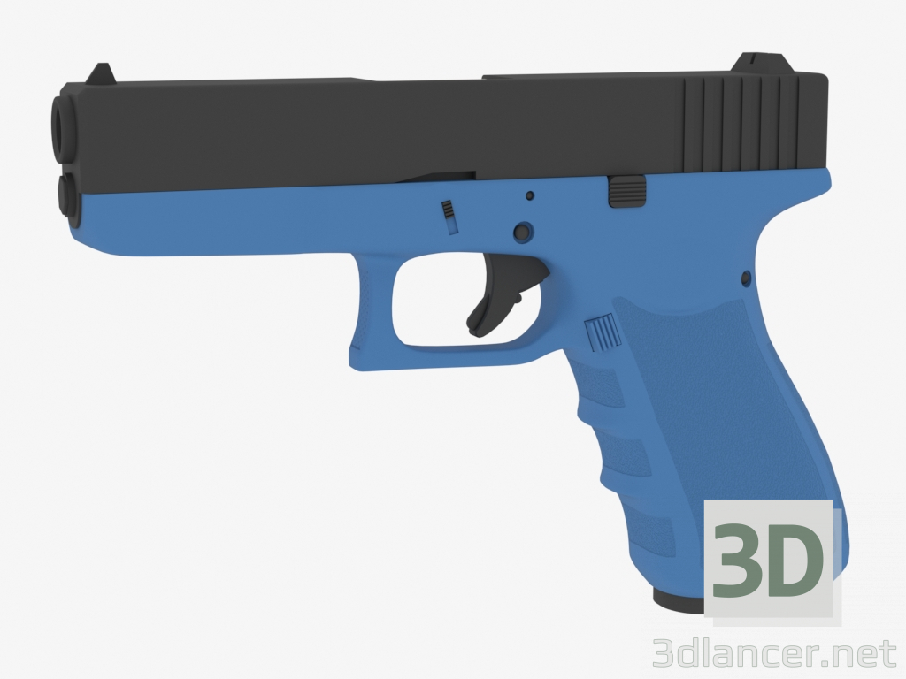 3d model Glock Gun 17 - preview