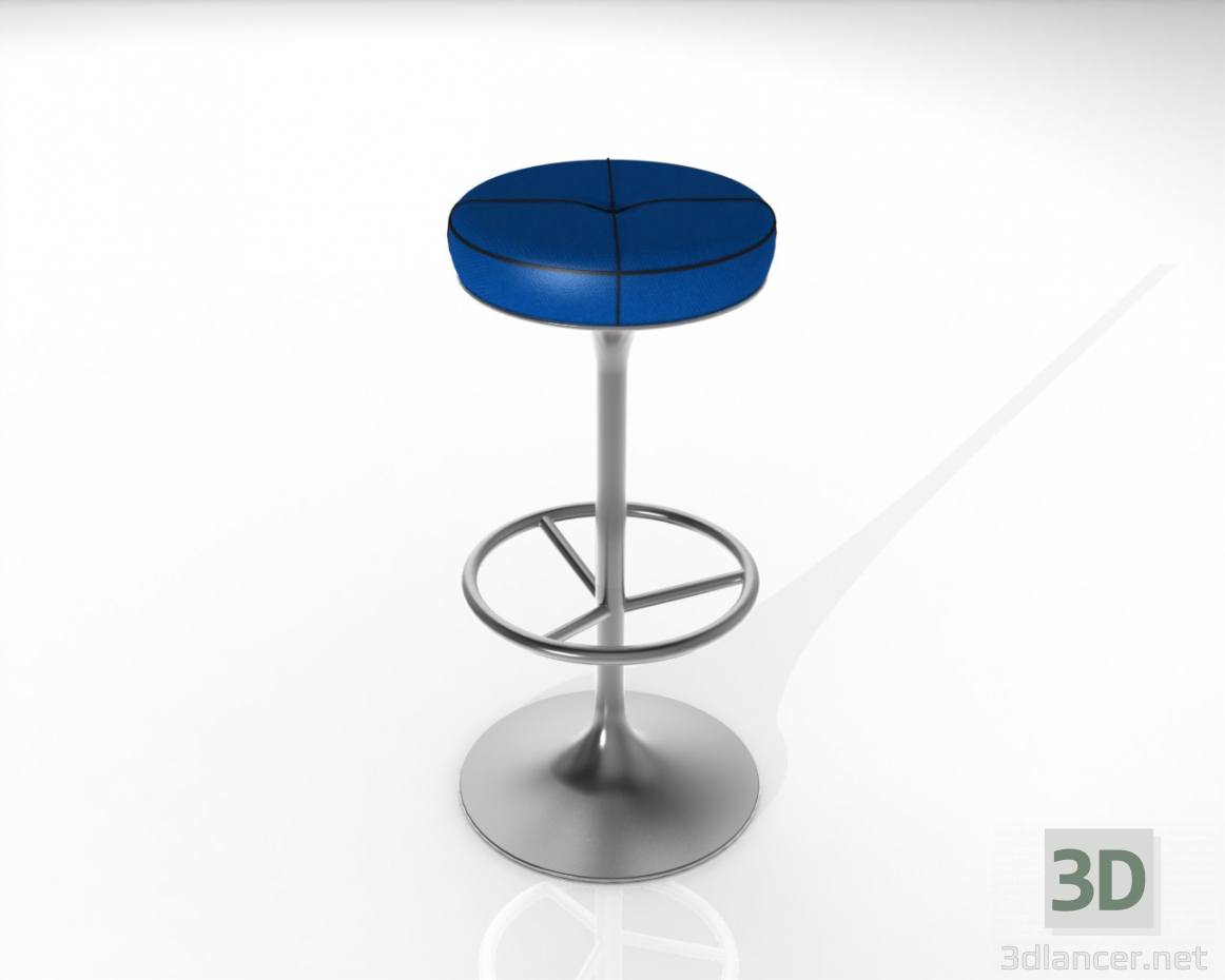 3D Modell Stuhl Kaffee - Vorschau