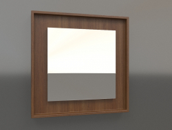 Espelho ZL 18 (400x400, madeira marrom claro)
