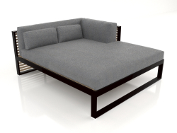 XL modular sofa, section 2 right (Black)