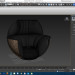 Sessel schwarze Tulpe 3D-Modell kaufen - Rendern