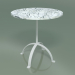 3D modeli Yuvarlak yemek masası (46, Beyaz Carrara Mermer) - önizleme