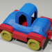 3D Oyuncak düşük Poli araba modeli satın - render