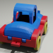 modèle 3D de Jouet voiture low-poly acheter - rendu