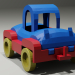 3d Toy low-poly car model buy - render