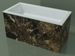 Countertop washbasin (01R142101, Emperador M06, L 72, P 36, H 36 cm)