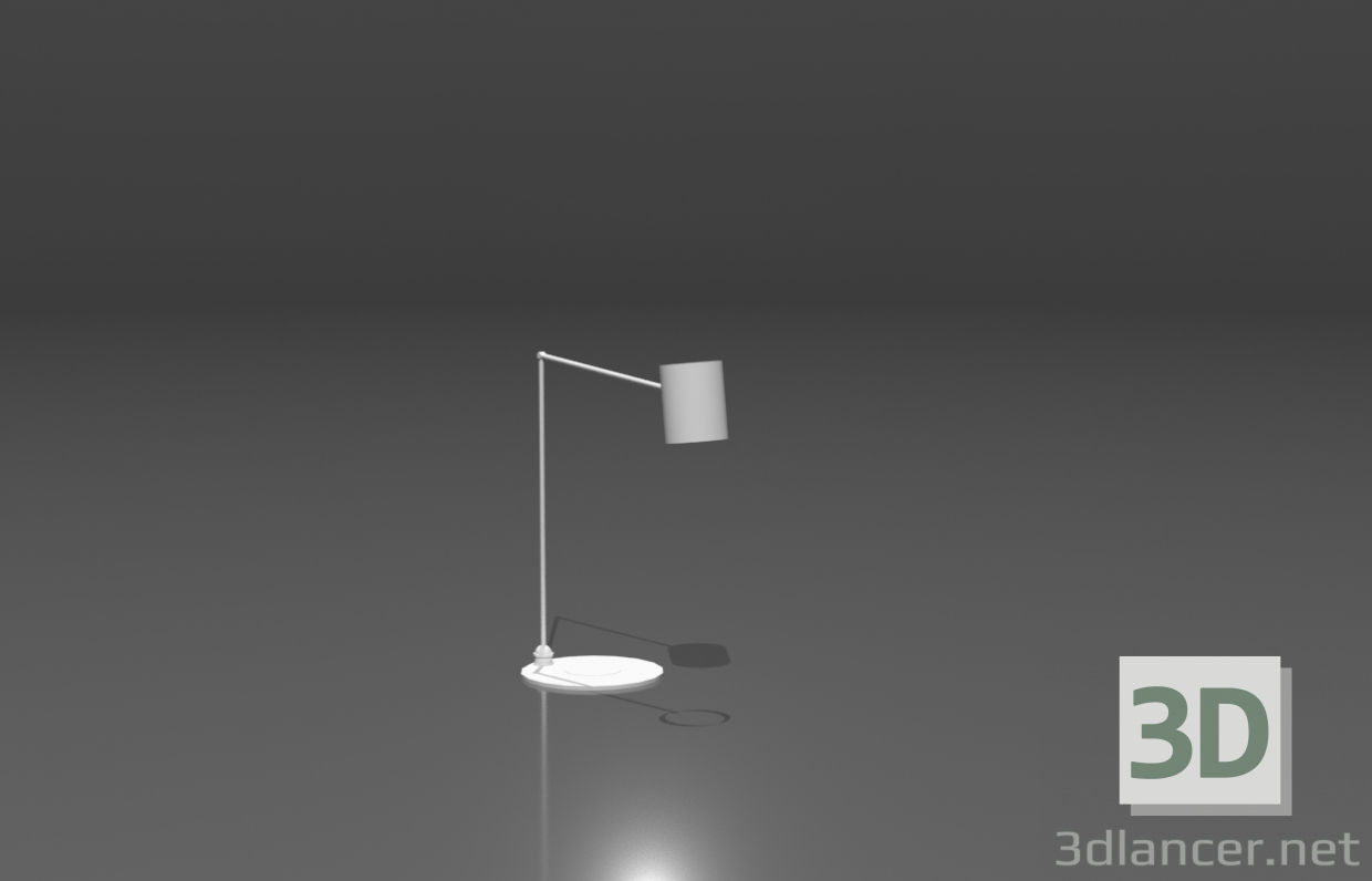 3D Masa lambası modeli satın - render