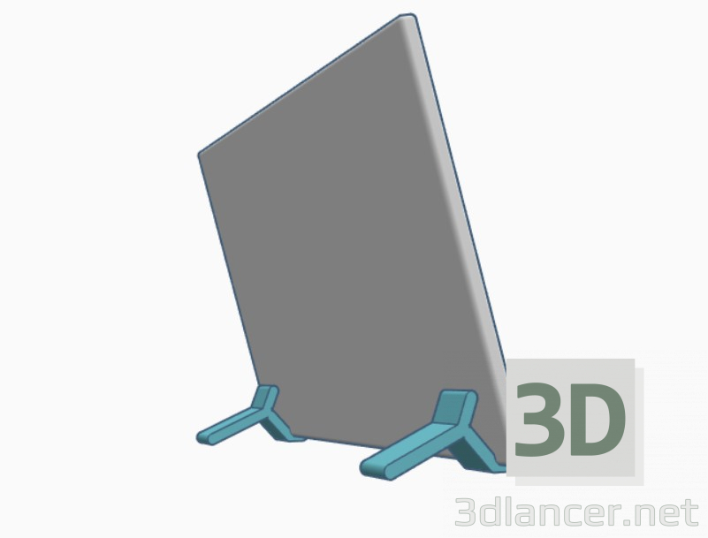 modello 3D Supporto per tablet e telefono - anteprima