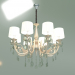 3d model Pendant chandelier 10098-8 (silver-tinted crystal) - preview