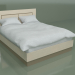 3D modeli Çift kişilik yatak DN 2016 (Akçaağaç) - önizleme