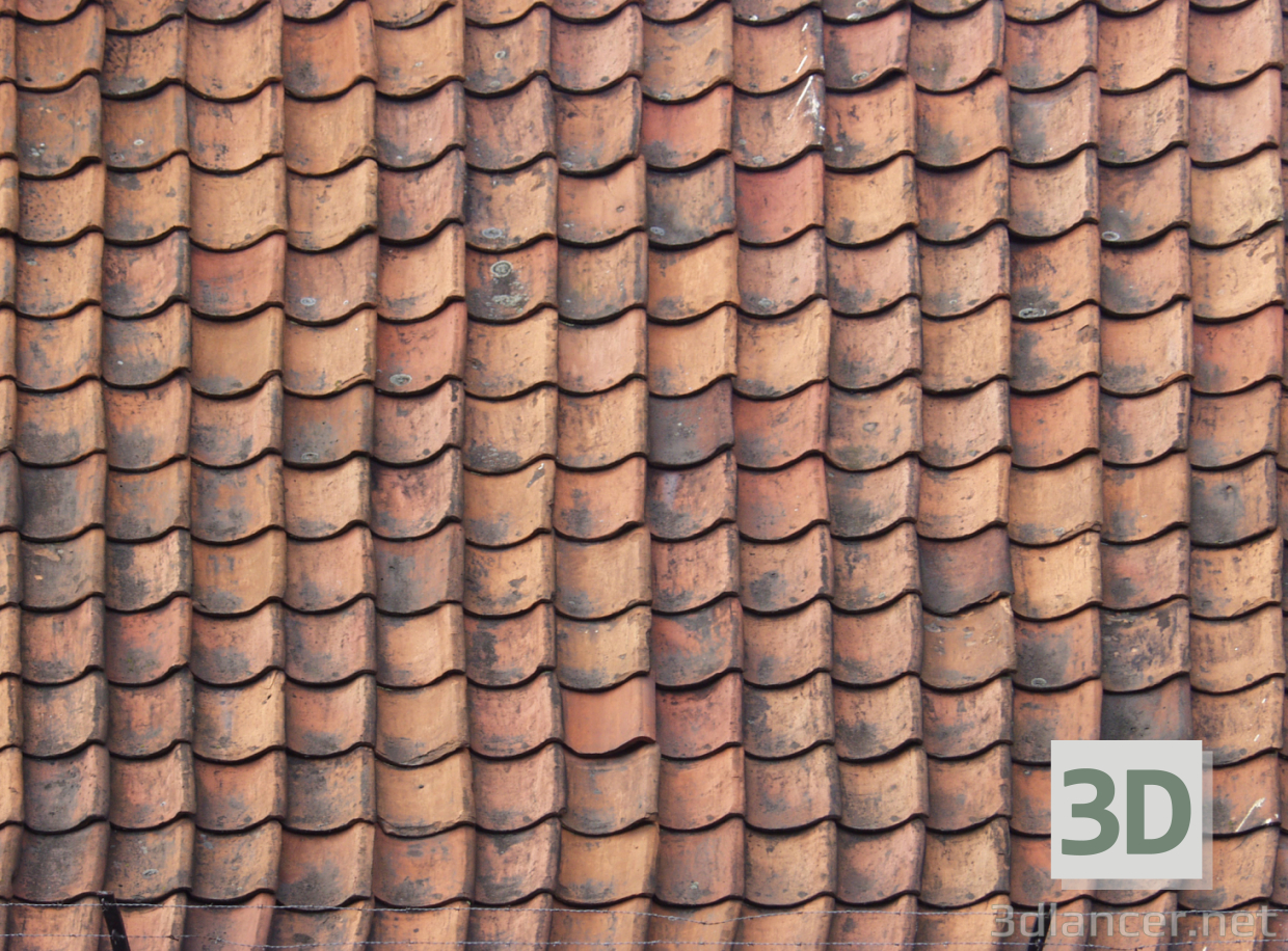 Descarga gratuita de textura techo de cerámica 021 - imagen