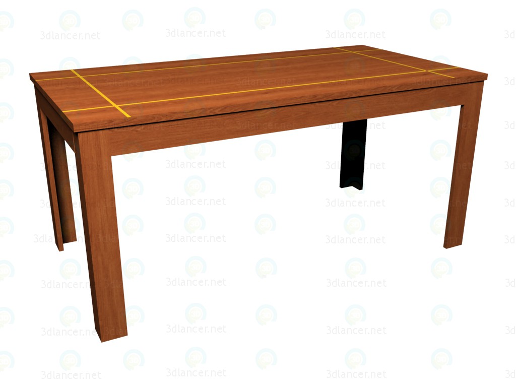 modello 3D Pieghevole tavolo 250 - anteprima