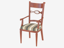 Dining chair with armrests CO120