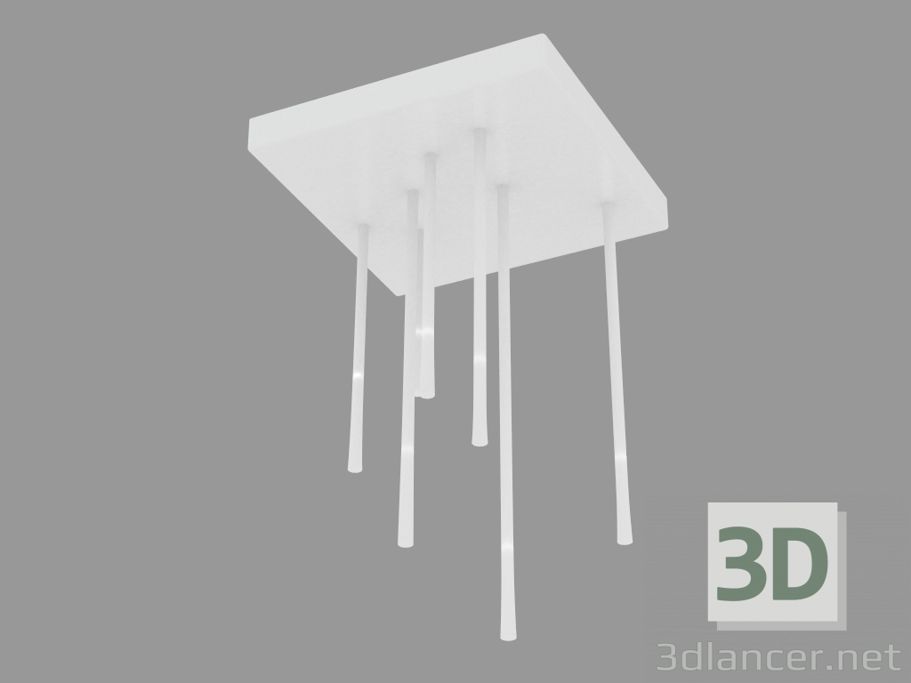 3d model Ceiling lighting fixture F14 E03 01 - preview