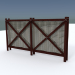 3D modeli çit - önizleme