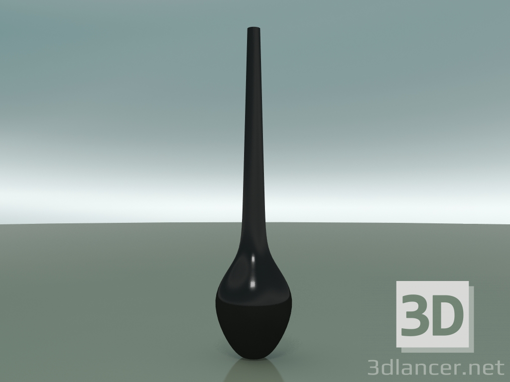 3d model Vase Milano (Black) - preview