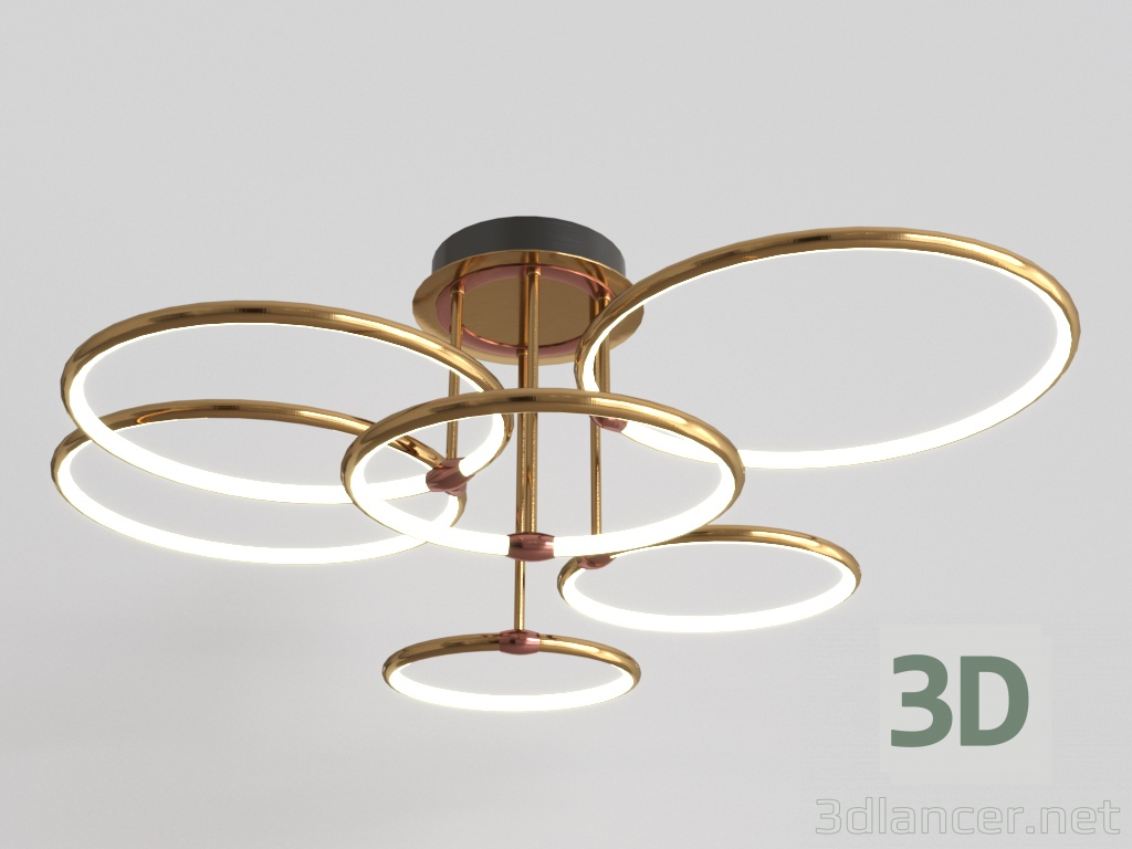 modello 3D Hoopla Gold 40.3914 - anteprima